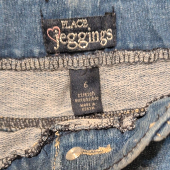 Carter's/Place - Light Blue and Dark Blue Jeggings - Picture 3 of 8